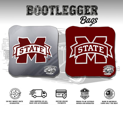 Mississippi Bulldogs Cornhole Bags