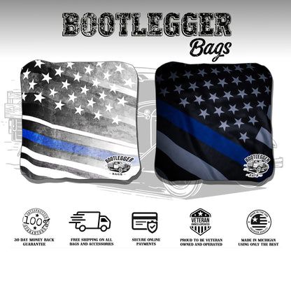 Thin Blue Line Flag Cornhole Bags