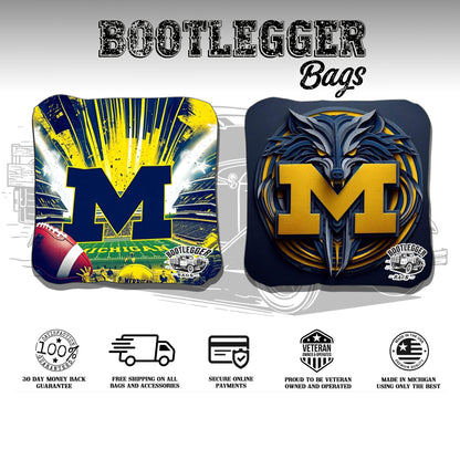 University of Michigan Cornhole Bags