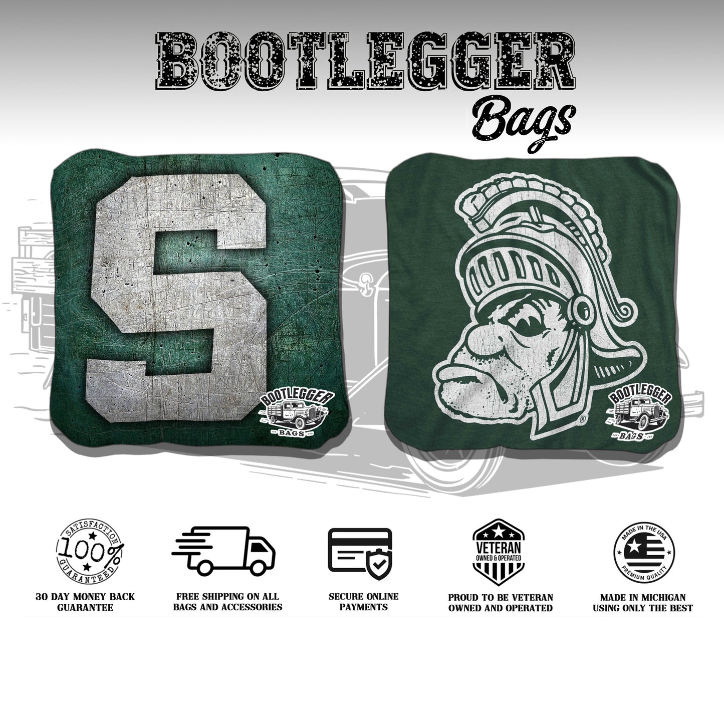 Michigan State University Cornhole Bags