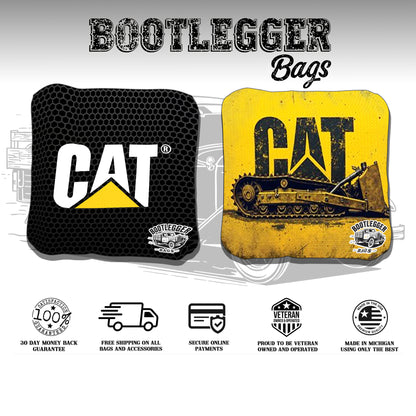 CAT Equipment Logo Cornhole Bags