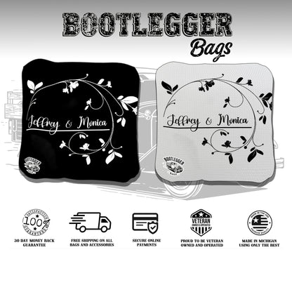 Wedding Bride and Groom First Name Cornhole Bags