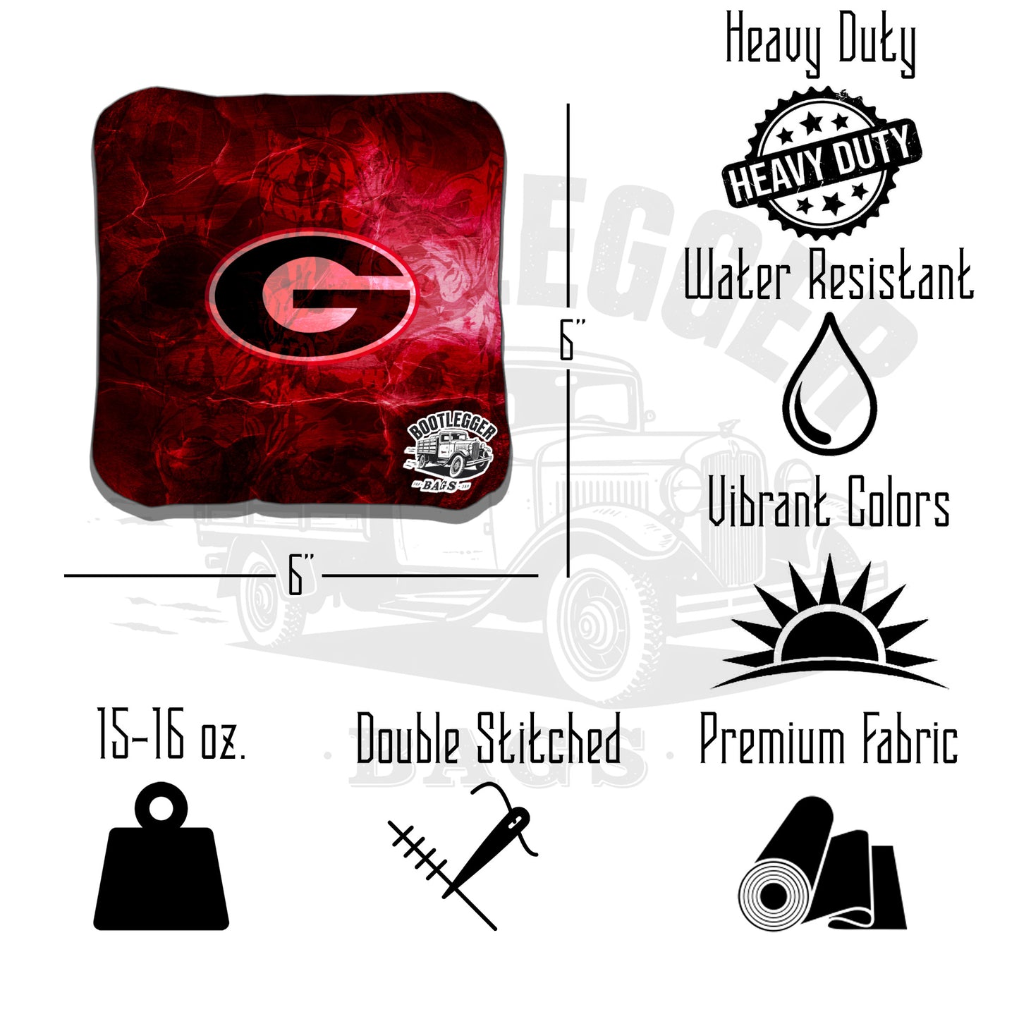 Georgia Bulldogs Cornhole Bags