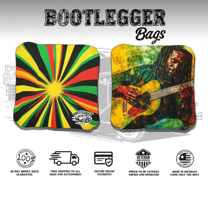 Reggae Themed Cornhole Bags