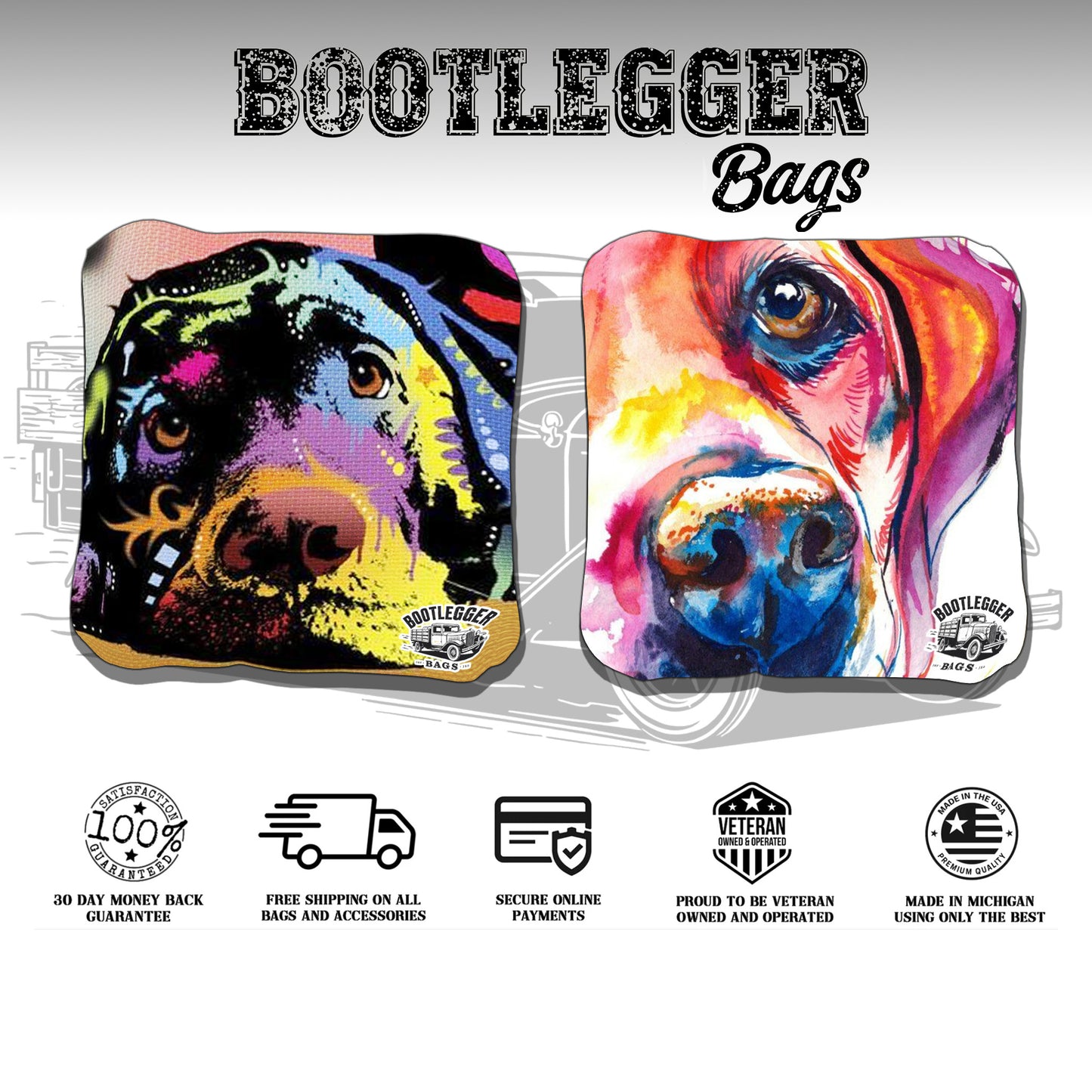 Labrador Cornhole Bags