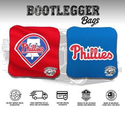 Philadelphia Phillies Fan Art Cornhole Bags