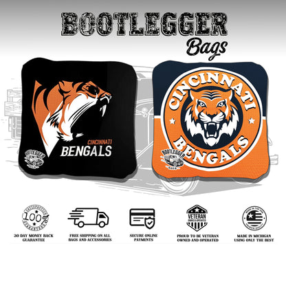 Cincinnati Bengals Rebrand Fan Art Cornhole Bags