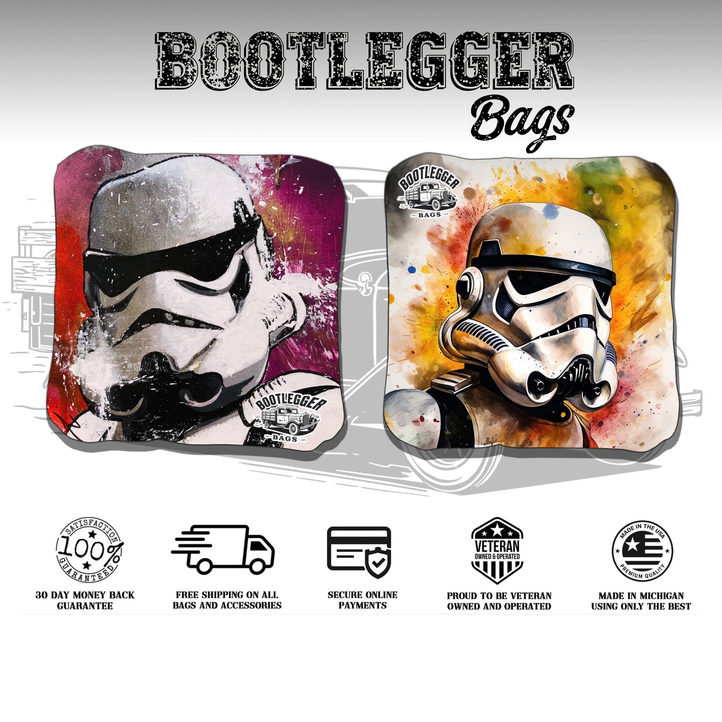 Star Wars Storm Troopers Fan Art Cornhole Bags
