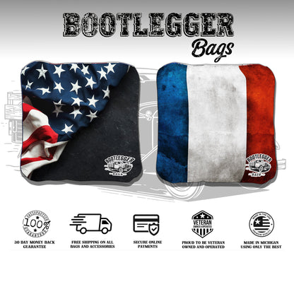 French and American Cornhole Bags