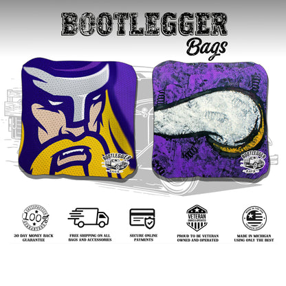 Minnesota Vikings Fan Art Cornhole Bags