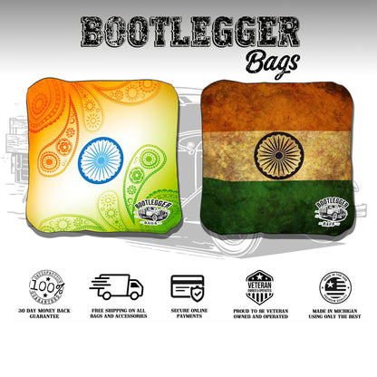Indian Flag Cornhole Bags
