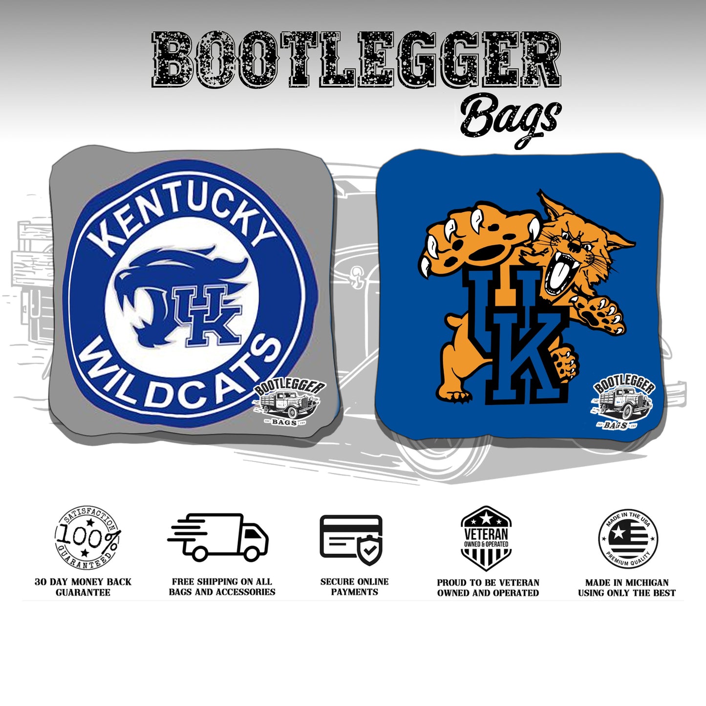 Kentucky Wildcats Cornhole Bags