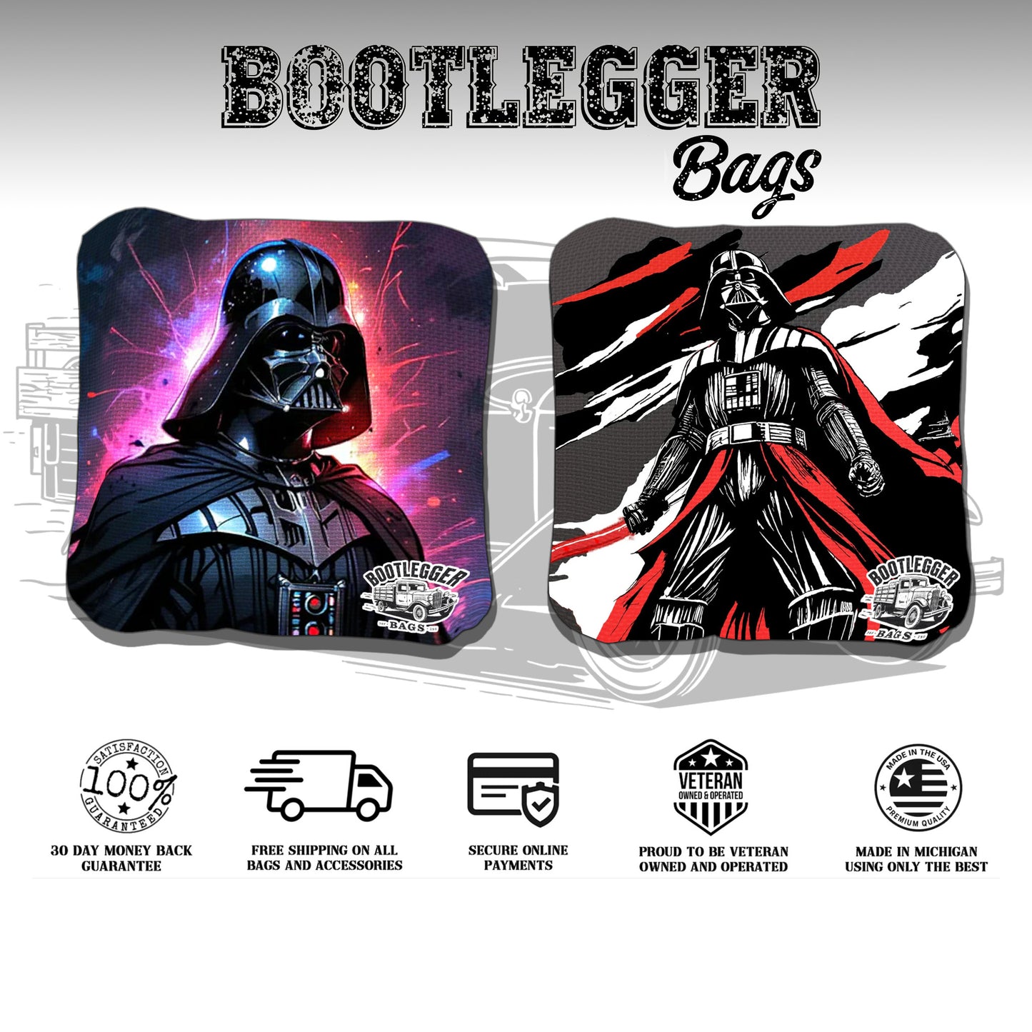 Star Wars Darth Vader Fan Art Cornhole Bags