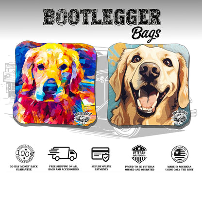 Golden Retriever Cornhole Bags