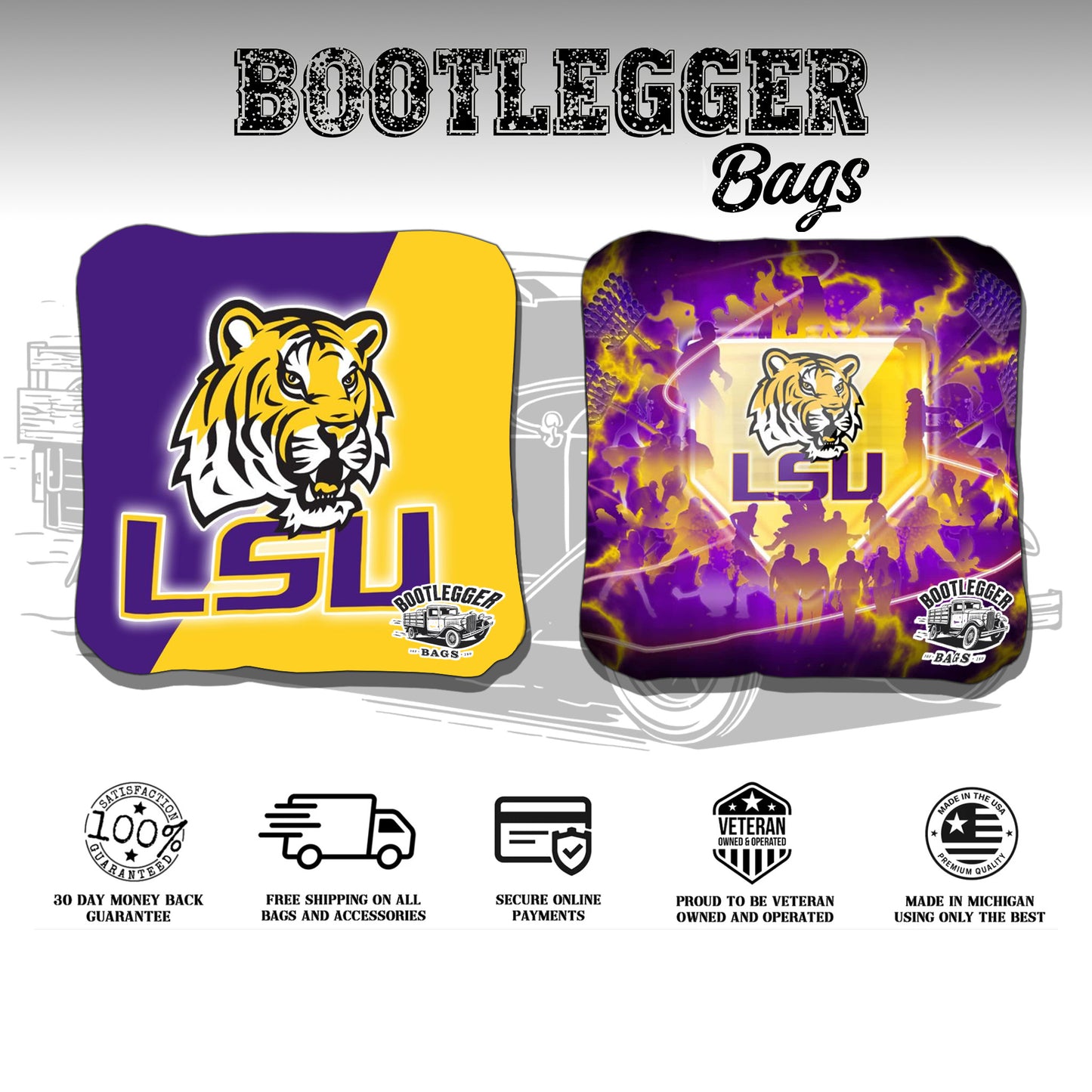LSU Tigers Cornhole Bags