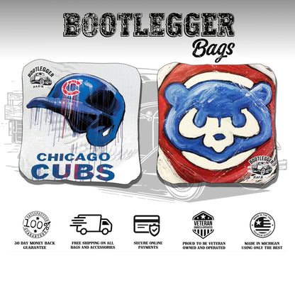Chicago Cubs Fan Art Cornhole Bags