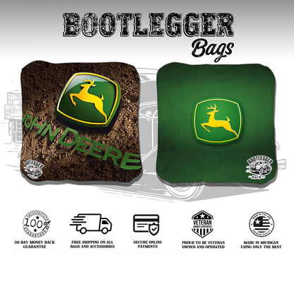 John Deere Logo Cornhole Bags