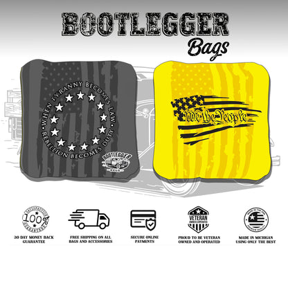 We the People and When Tyranny Becomes Law Cornhole Bags