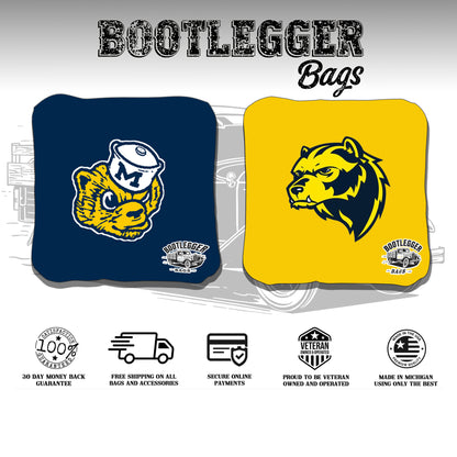 UofM Throwback Cornhole Bags
