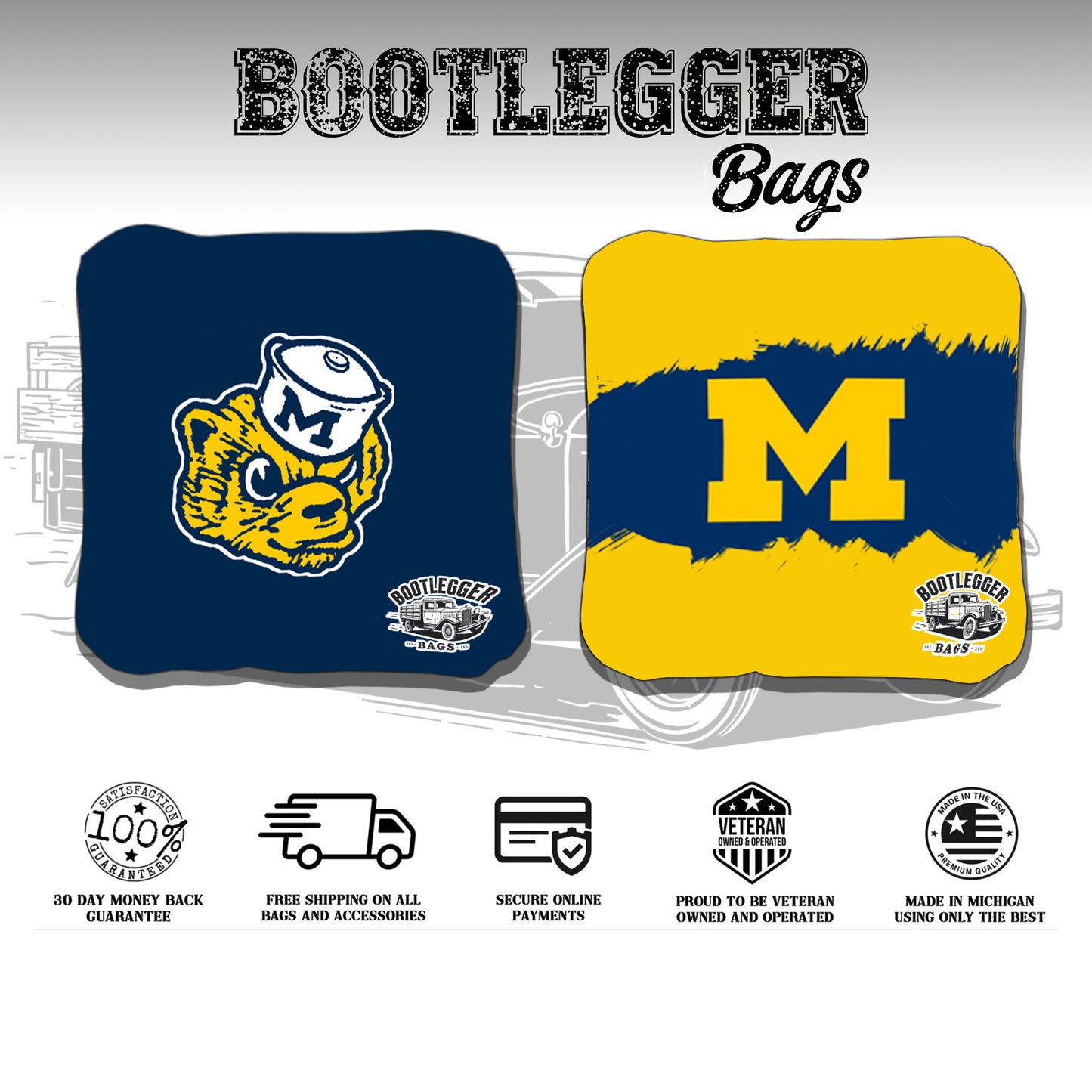 UofM Cornhole Bags
