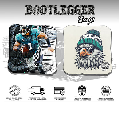 Philadelphia Eagles Fan Art Cornhole Bags