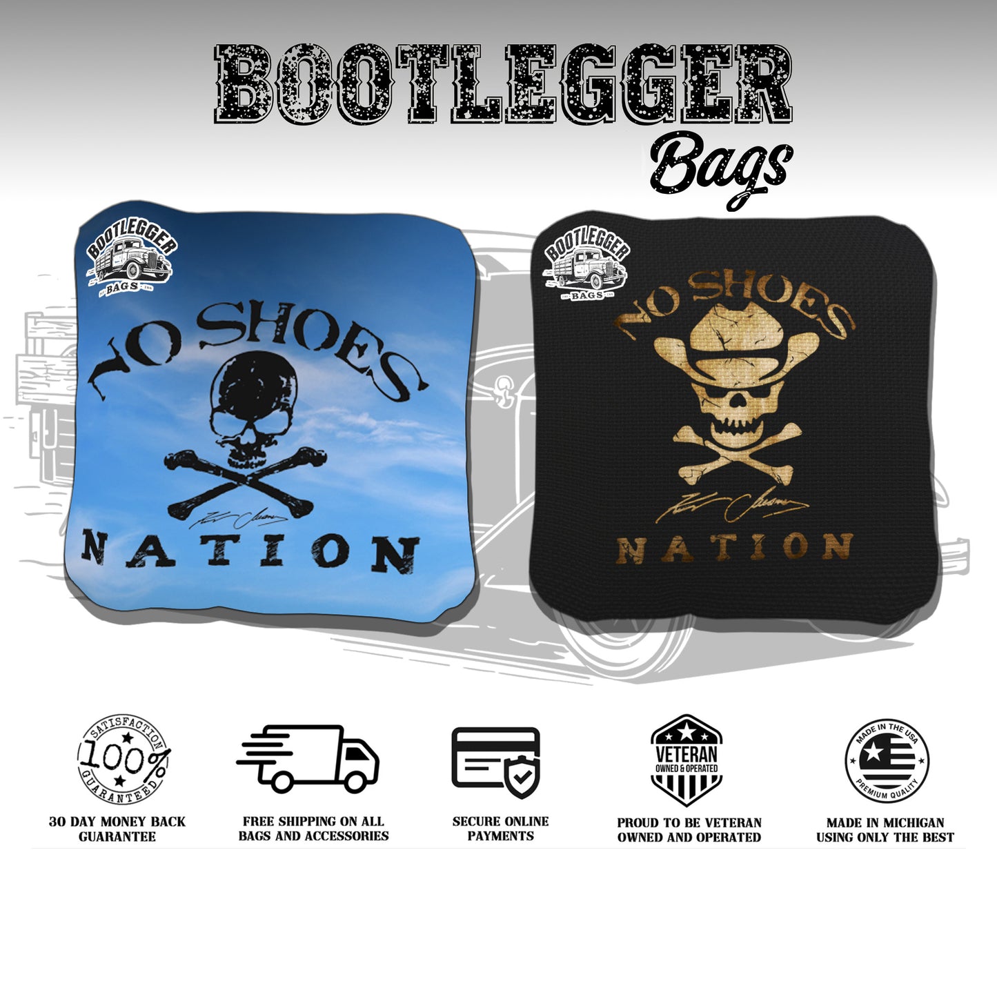 No Shoes Nation Cornhole Bags