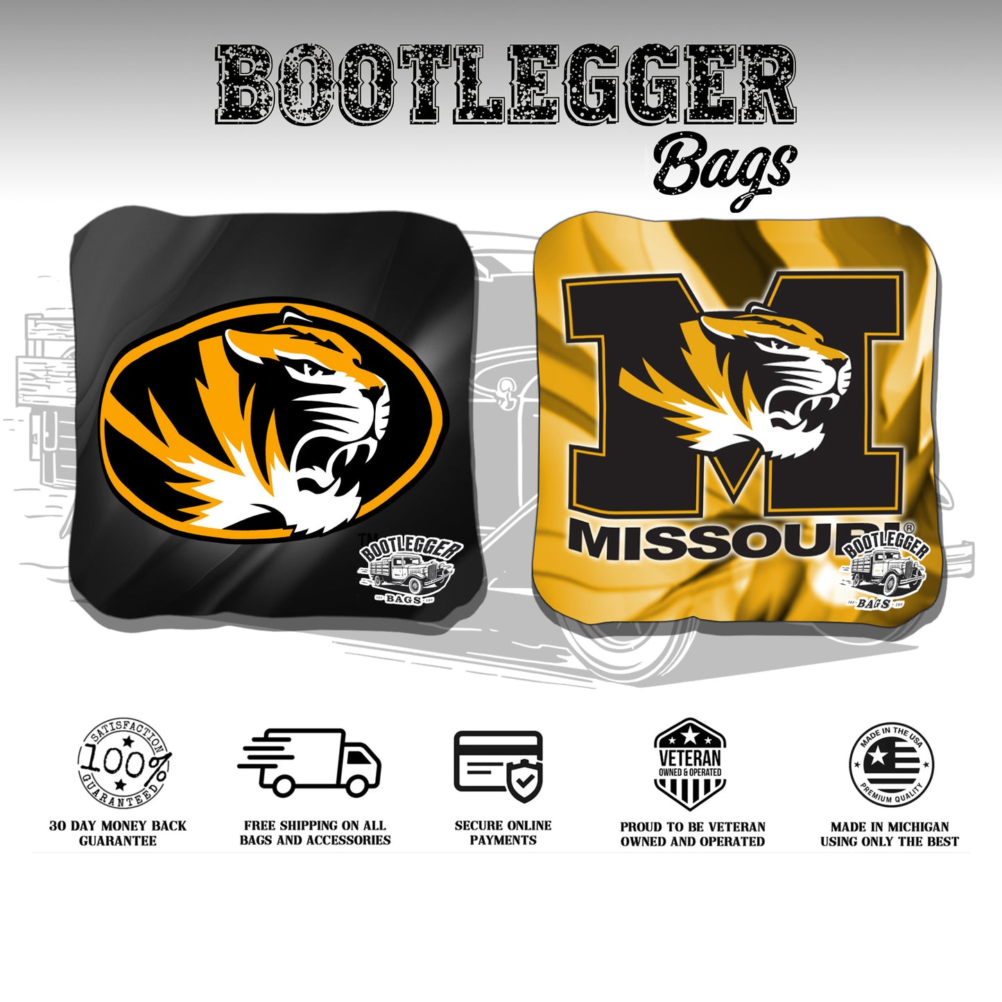 Missouri Tigers Cornhole Bags