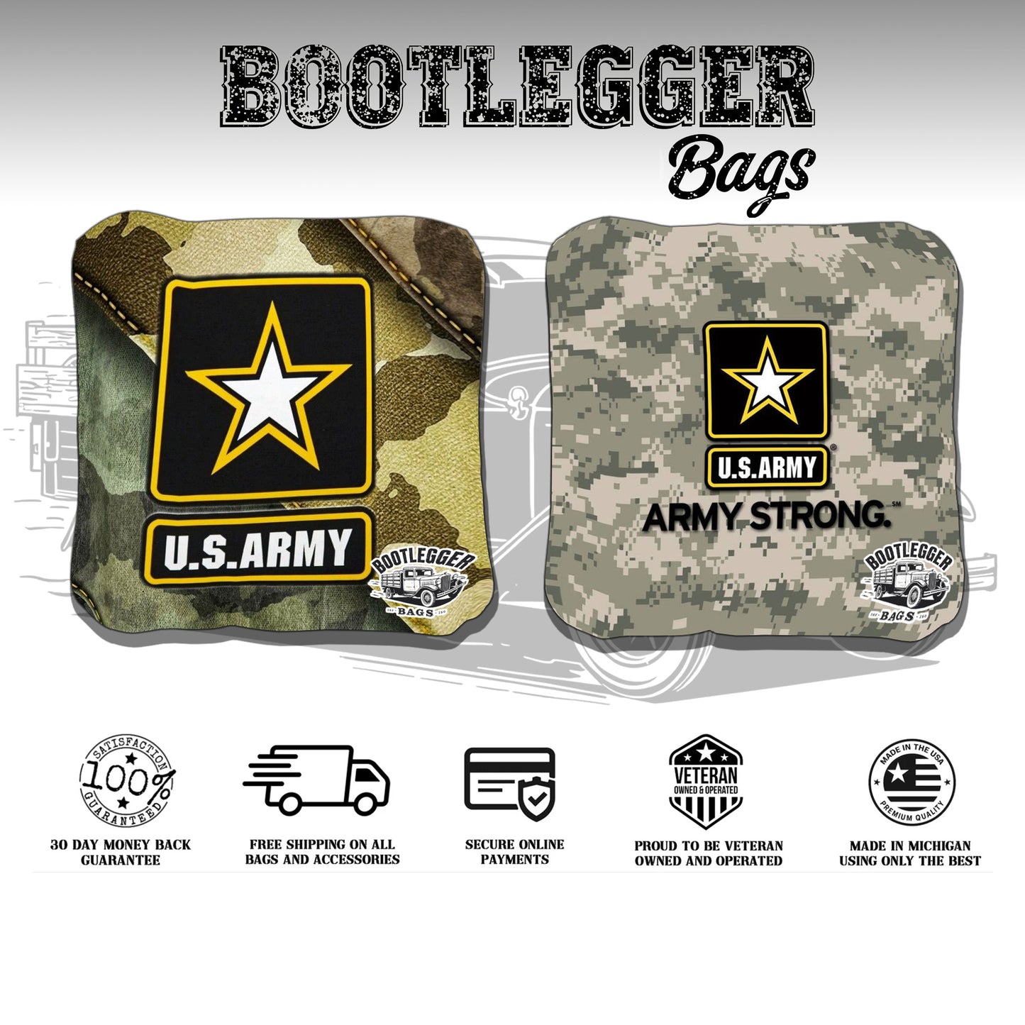U. S. Army Camo Cornhole Bags