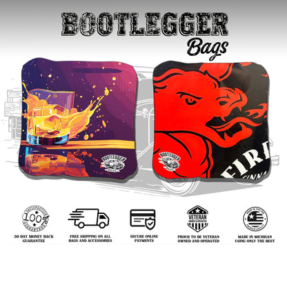 Fire Ball Fan Art Cornhole Bags