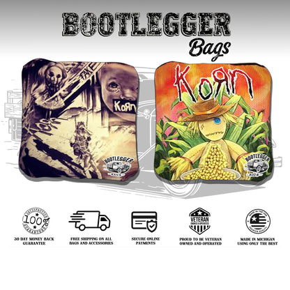 Korn Fan Art Cornhole Bags