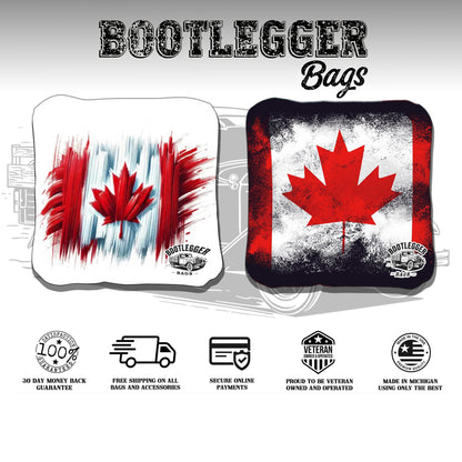 Canadian Flag Maple Leaf Cornhole Bags