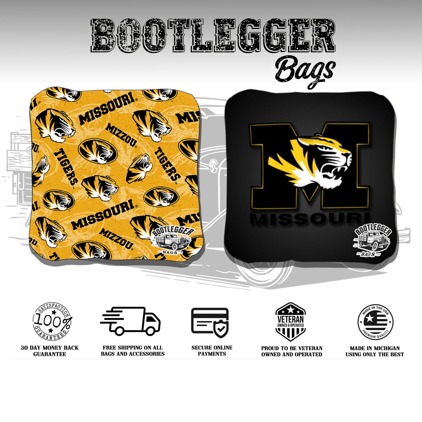 Missouri Tigers Cornhole Bags