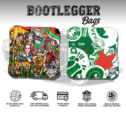 Heineken Fan Art Cornhole Bags