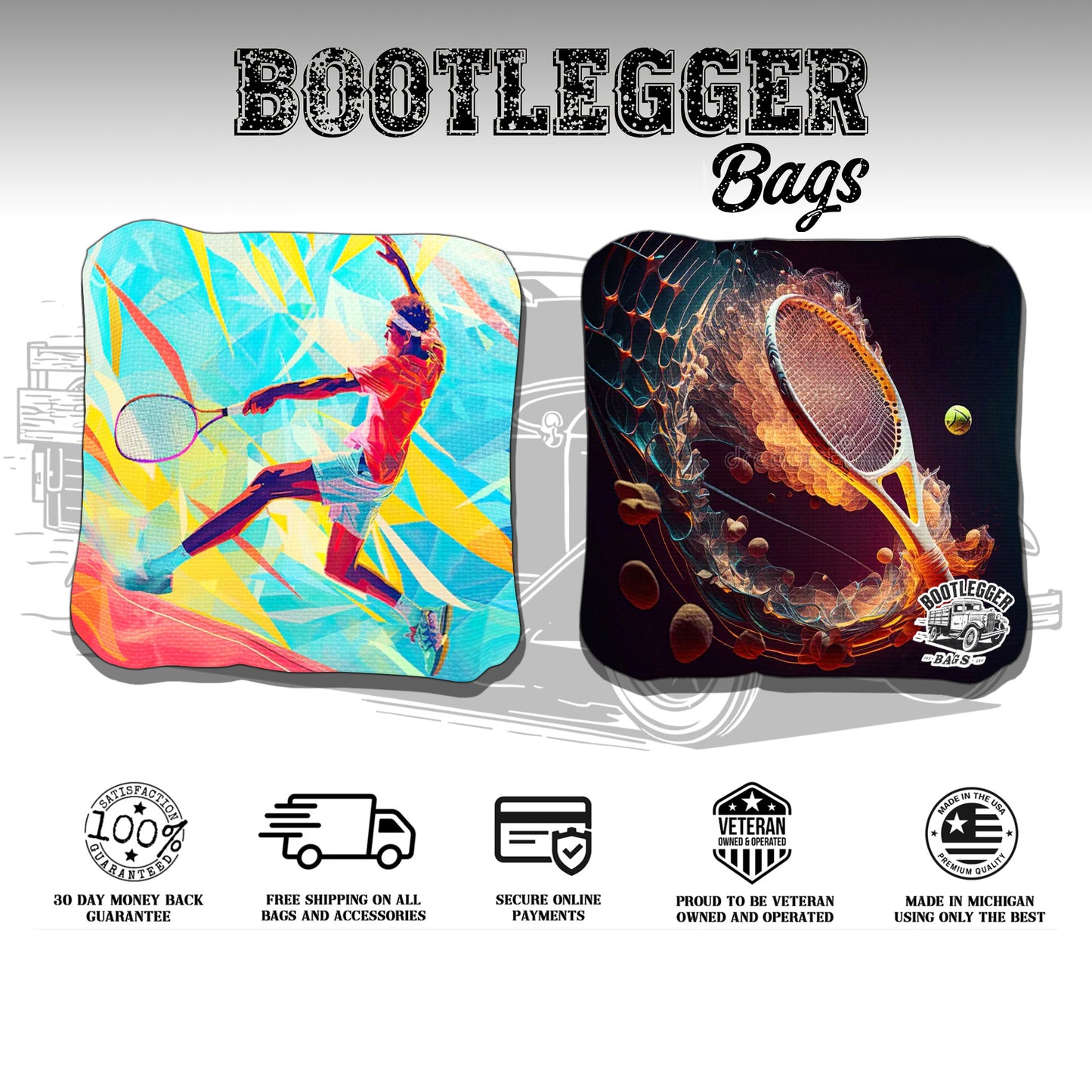 Tennis Cornhole Bags