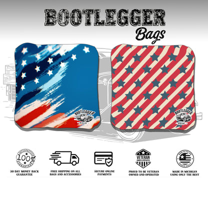 Stars and Stripes American Flag Cornhole Bags
