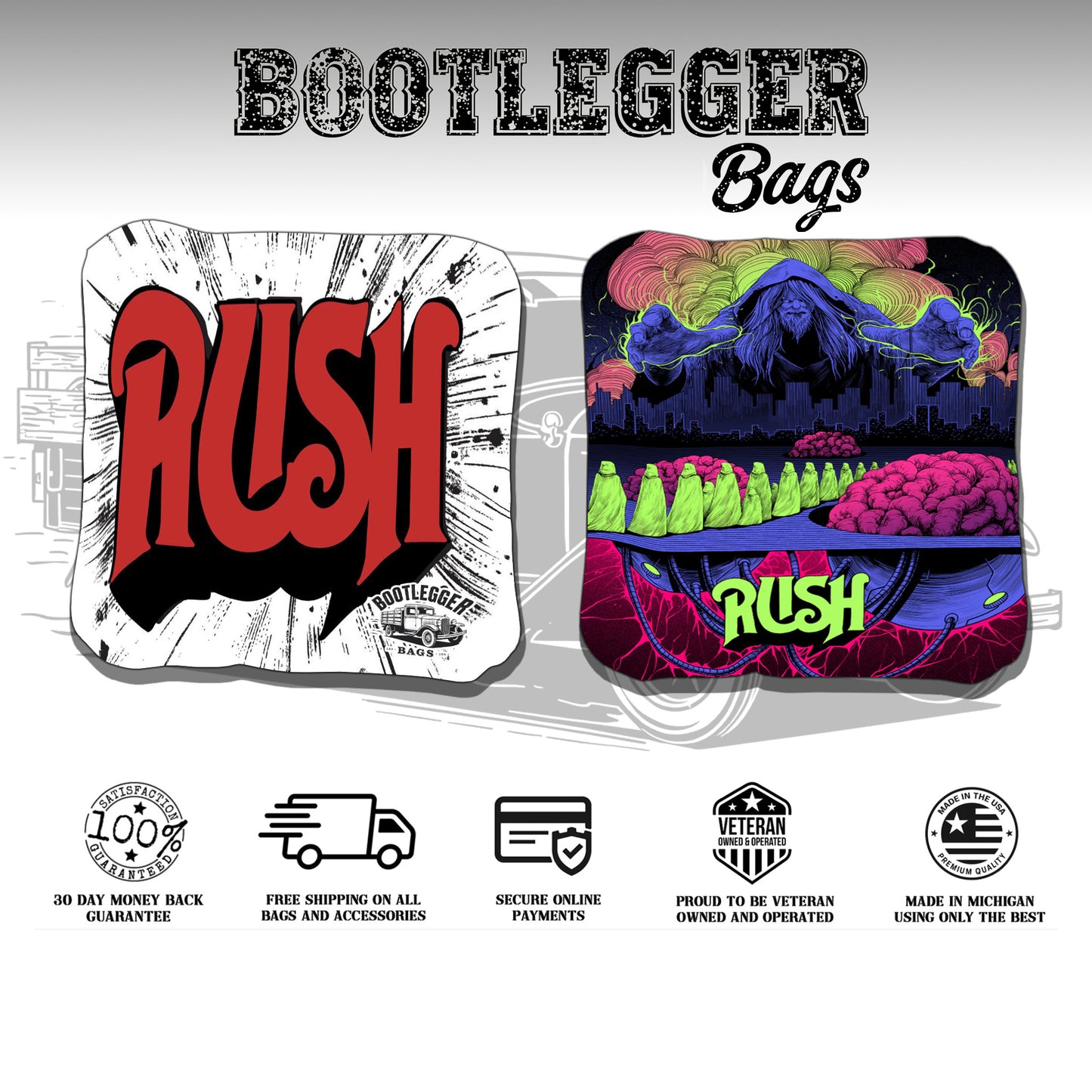 Rush Fan Art Cornhole Bags