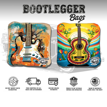 Guitar Cornhole Bags