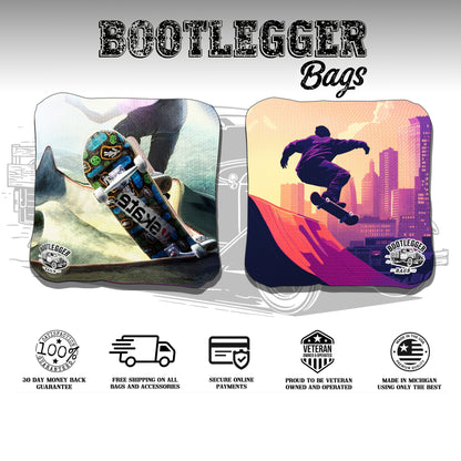 Skateboarding Cornhole Bags