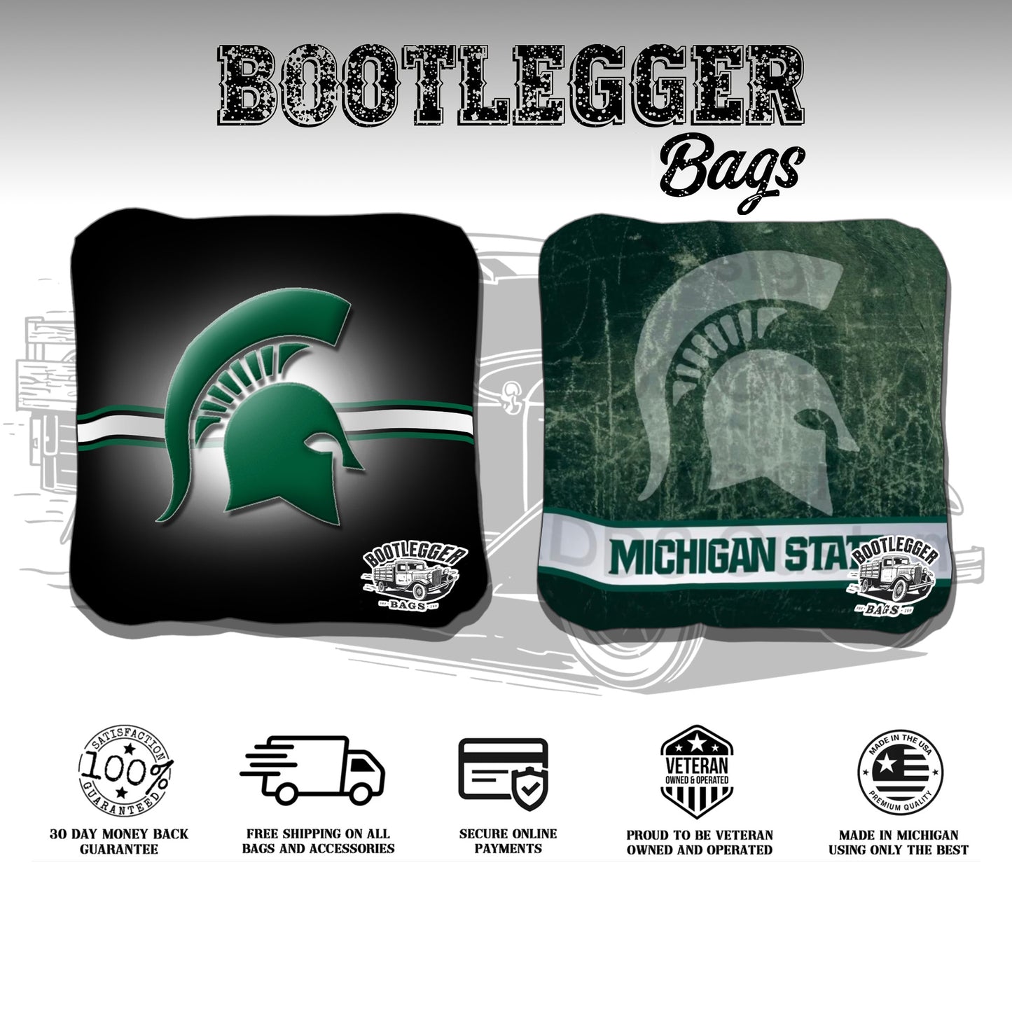 Michigan State University Cornhole Bags