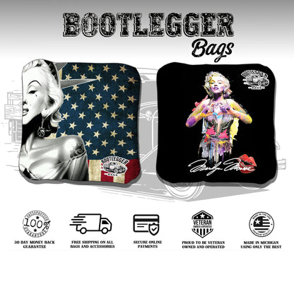Marilyn Monroe Fan Art Cornhole Bags