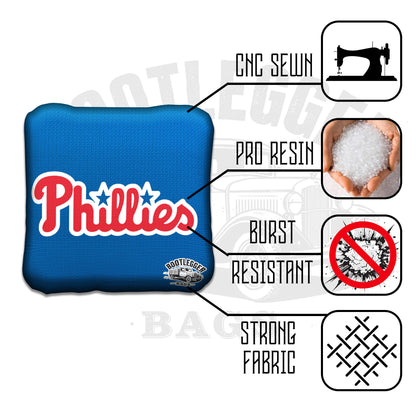 Philadelphia Phillies Fan Art Cornhole Bags