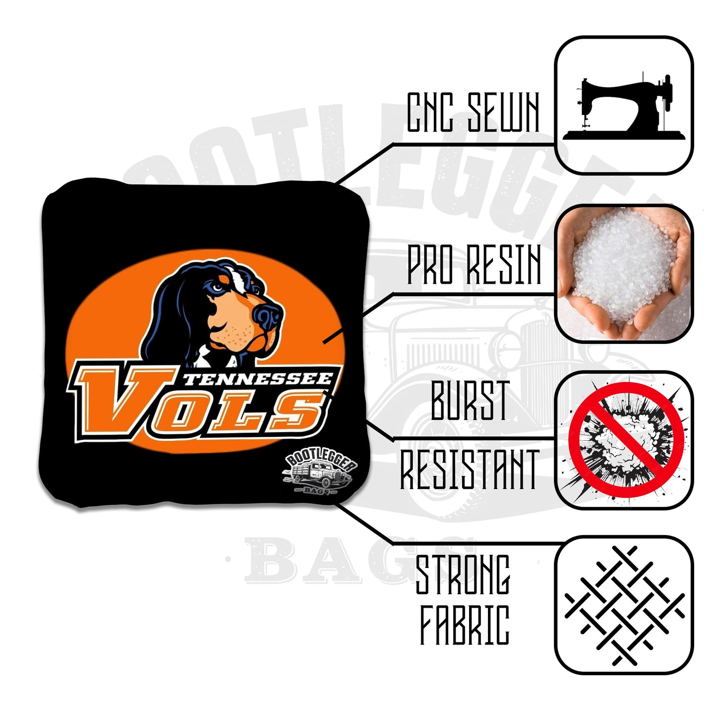 Tennessee Volunteers Cornhole Bags