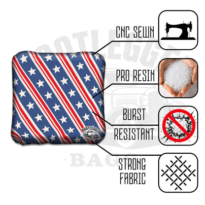 Stars and Stripes American Flag Cornhole Bags