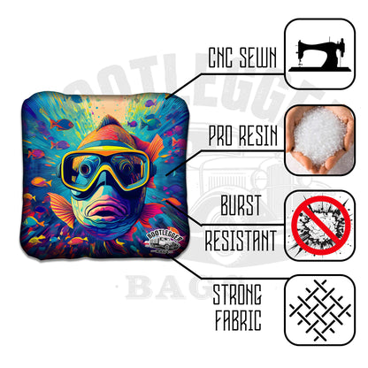 Snorkeling in Paradise Cornhole Bags