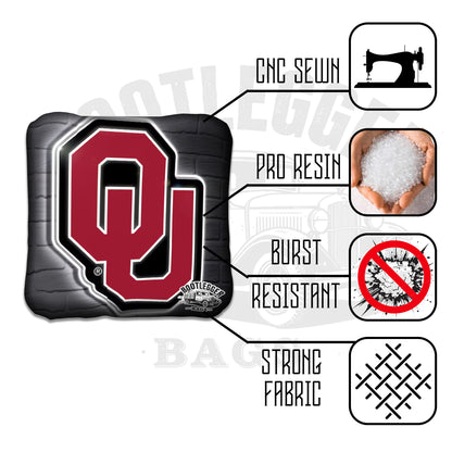 Oklahoma Sooners Cornhole Bags