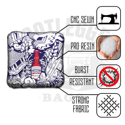 Budweiser Fan Art Cornhole Bags