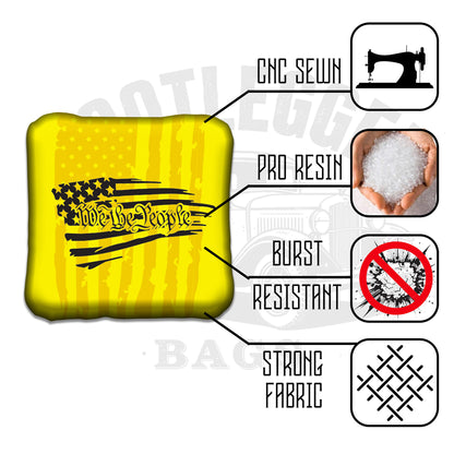 We the People and When Tyranny Becomes Law Cornhole Bags