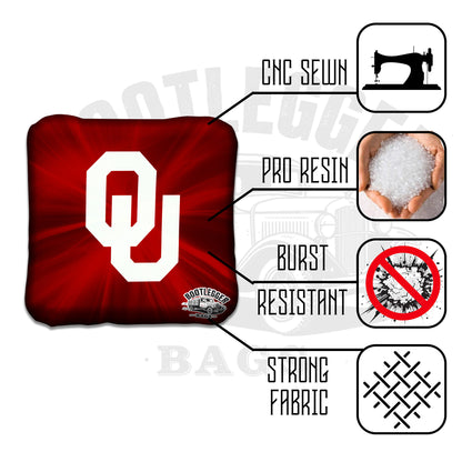 Oklahoma Sooners Cornhole Bags