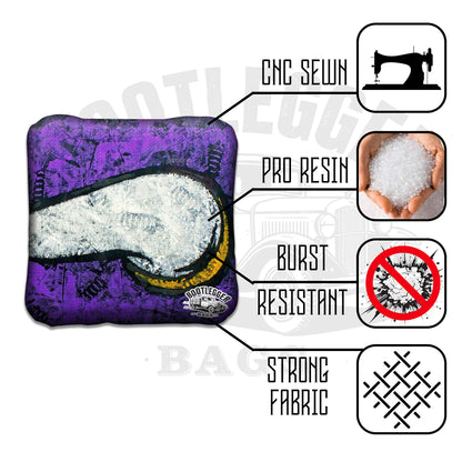 Minnesota Vikings Fan Art Cornhole Bags