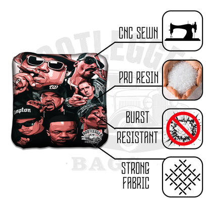 Rap Legends Cornhole Bags